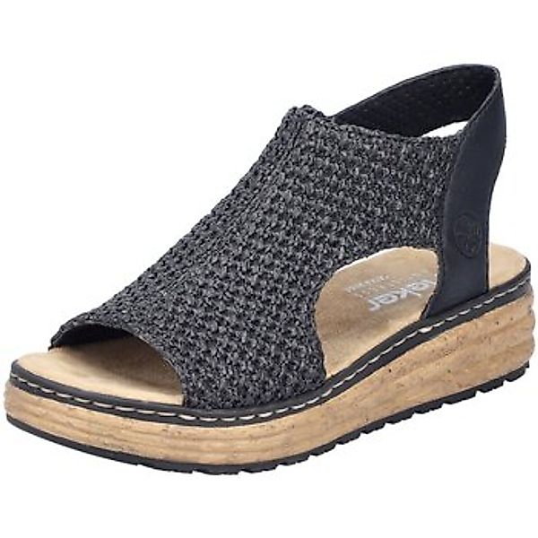 Rieker Rieker 62783-00 Damen Synthetik schwarz Sandalette günstig online kaufen