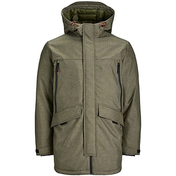 Jack & Jones  Parkas Jacke BLACK Gefütterter Parka mit Kapuze günstig online kaufen