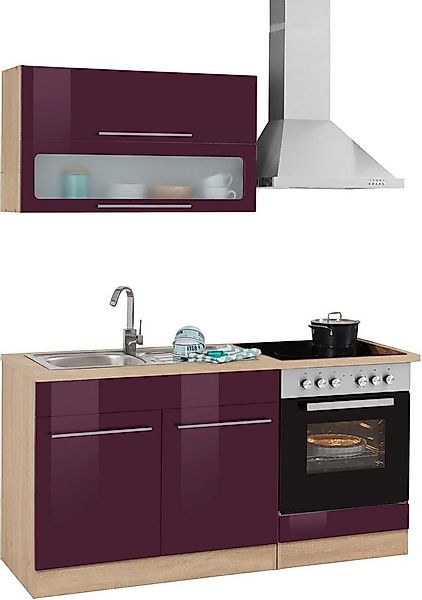 KOCHSTATION Küchenzeile KS-Eton, mit E-Geräten, Breite 160 cm günstig online kaufen