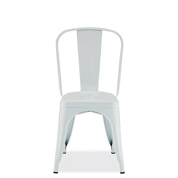 Metallstühle in Weiß Industriedesign (4er Set) günstig online kaufen