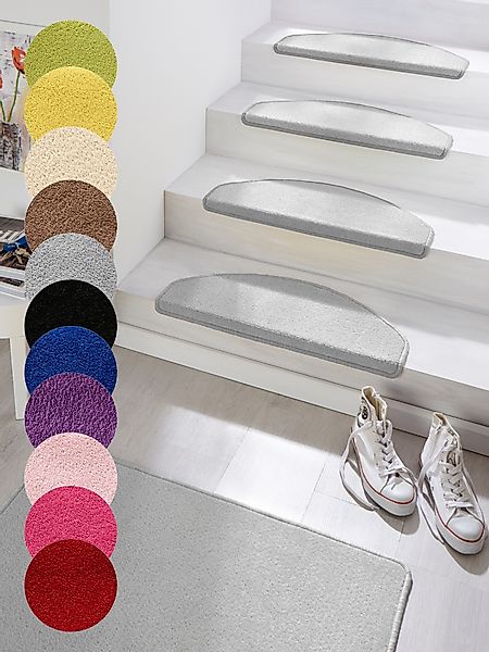 HANSE Home Stufenmatte Fancy, halbrund, Höhe: günstig online kaufen