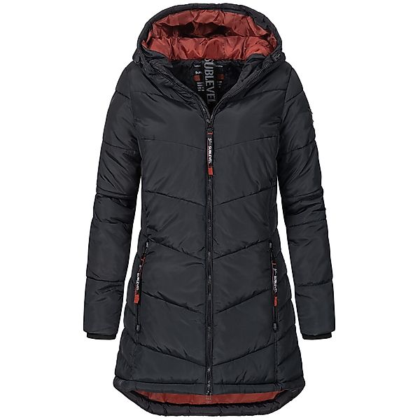 SUBLEVEL Steppjacke Damen Mantel mit Kapuze günstig online kaufen