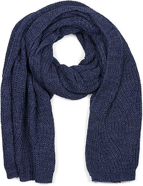 styleBREAKER Strickschal Strick Schal mit Wellenmuster, (1-St) günstig online kaufen