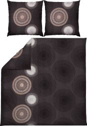 REDBEST Bettwäsche Bettwäsche, Biber, Kreise günstig online kaufen