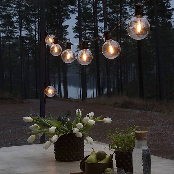 KONSTSMIDE LED-Lichterkette, 10-flammig, LED globe Biergartenkette günstig online kaufen