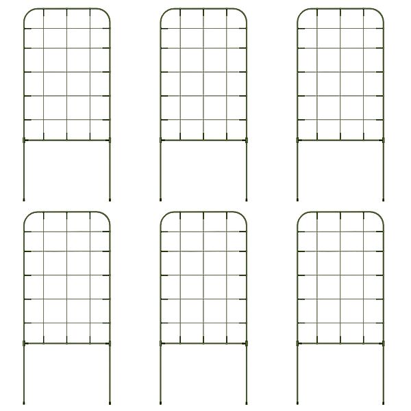 Outsunny 6er-Set Rankhilfe aus Stahl Pflanzenhalter & Rankgitter für Klette günstig online kaufen