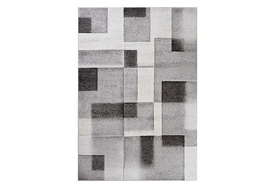 TaraCarpet Teppich Moderner Designerteppich TC-Fashion 6114 Karos in grau, günstig online kaufen