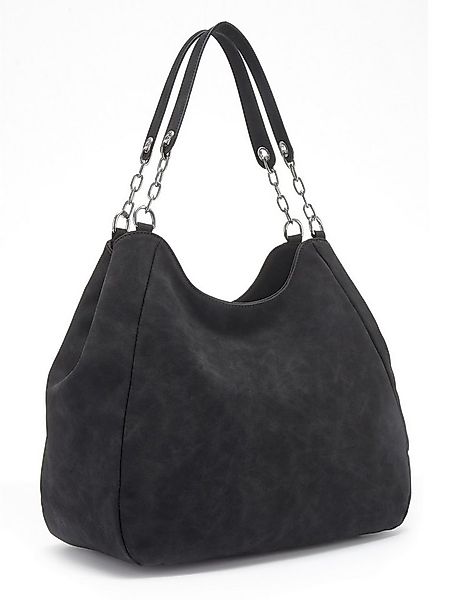 Vivance Henkeltasche Schultertasche, mit silberfarbenen Details, Damentasch günstig online kaufen