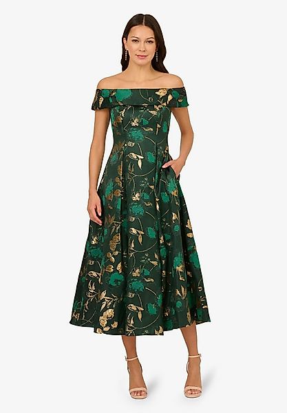 Adrianna Papell Abendkleid Off Shoulder Midi Dress Tailliert, figurbetont, günstig online kaufen