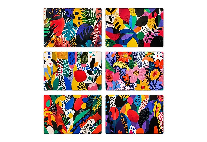 MuchoWow Platzset Bold Art - Modern - Abstrakt, (6-St), Platzsets, Tischset günstig online kaufen