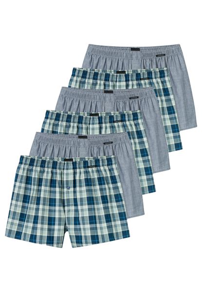 Schiesser Boxershorts 6er Pack Web (Spar-Set, günstig online kaufen