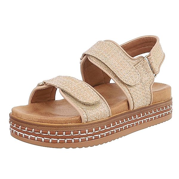 Ital-Design Modische Sommer-Sandalen mit verstellbaren Riemen günstig online kaufen