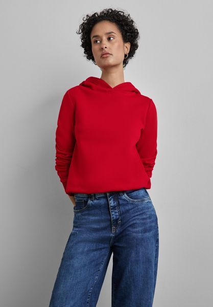STREET ONE Hoodie mit Tunnelzug am Saum günstig online kaufen