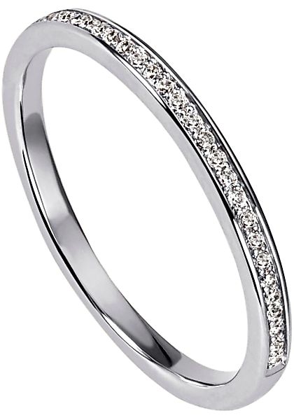 JOBO Diamantring "Ring mit 29 Diamanten", 585 Weißgold günstig online kaufen