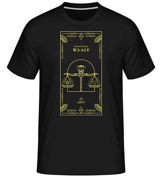 Art Deco Sternzeichen Waage · Shirtinator Männer T-Shirt günstig online kaufen