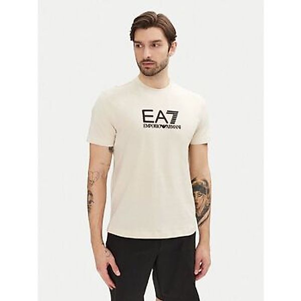 Emporio Armani EA7  T-Shirts & Poloshirts 7M000224 AF10375-M1013 BEIGE/BLAC günstig online kaufen