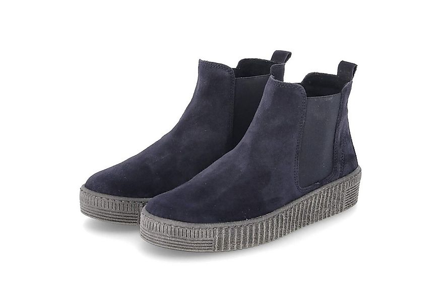 Gabor Gabor 73.731.36 Damen Rauleder blau Schlupfstiefel günstig online kaufen