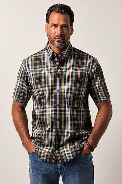 JP1880 Kurzarmhemd JP1880 Karohemd Halbarm Buttondown-Kragen bis 8 XL günstig online kaufen