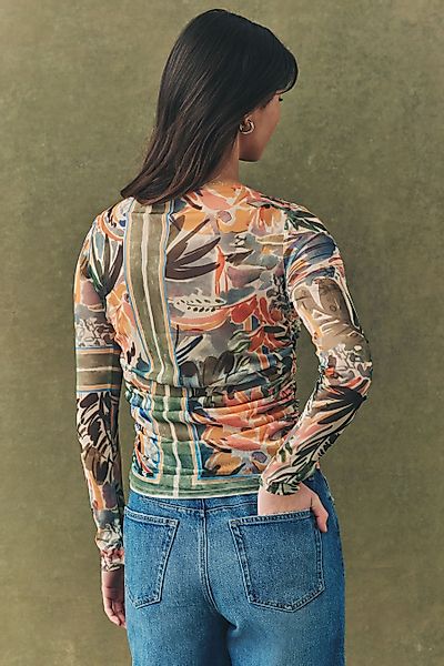 Next Langarmshirt Langarmoberteil mit Mesh und günstig online kaufen