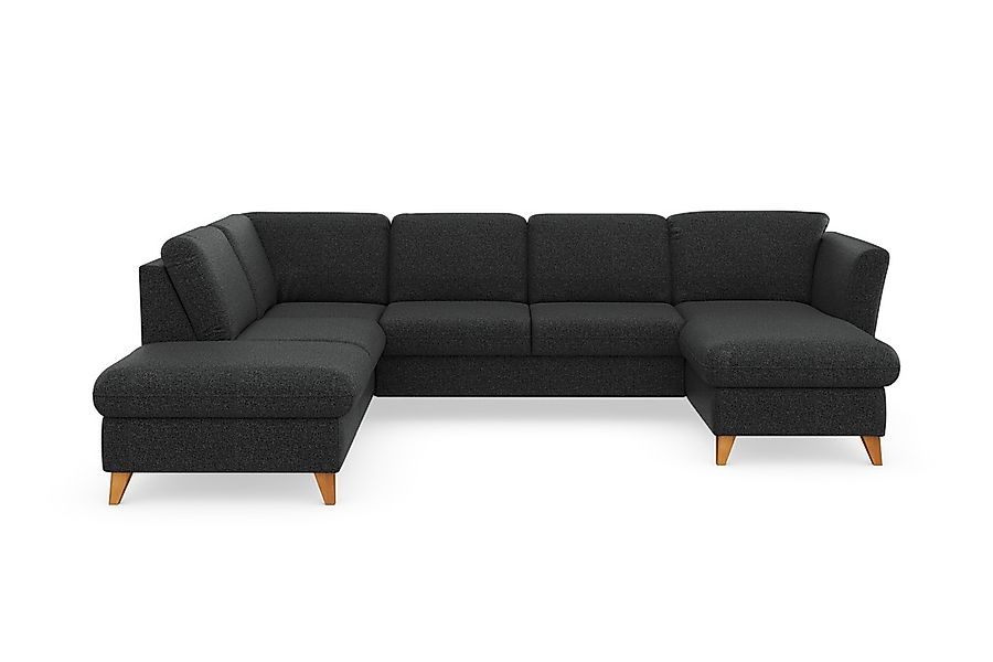 Home affaire Wohnlandschaft "Trelleborg U-Form" Federkern-Polsterung, wahlw günstig online kaufen