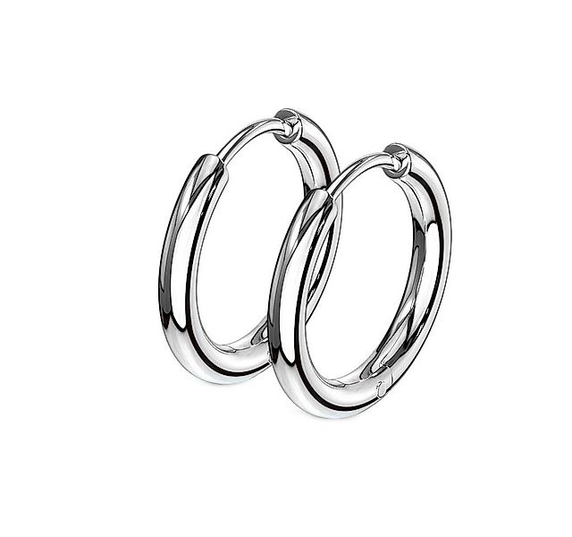 viva-adorno Paar Creolen Damen Klappcreolen Hoop Ohrringe Edelstahl verschi günstig online kaufen