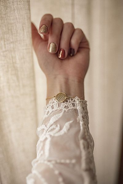 Hey Happiness Armband Edelstahl Blume des Lebens Damen 18K Gold Roségold, A günstig online kaufen