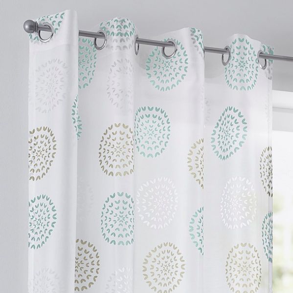 Kutti Vorhang "Bella" Ösen 1 Stk. tlg. Gardine, halbtransparent, Ausbrenner günstig online kaufen