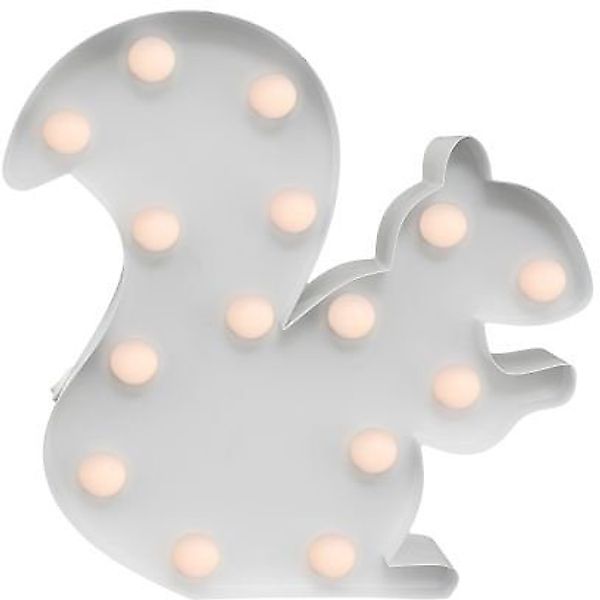MARQUEE LIGHTS LED Dekolicht Squirrel, LED fest integriert, Warmweiß, Wandl günstig online kaufen