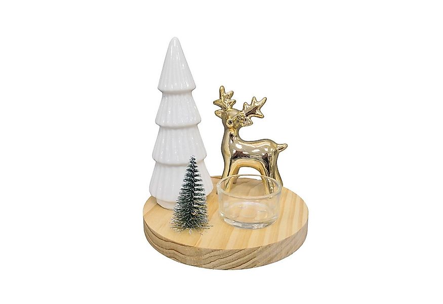 HTI-Living Weihnachtsszene Teelichthalter Winterwald, Weihnachtsdeko Leucht günstig online kaufen