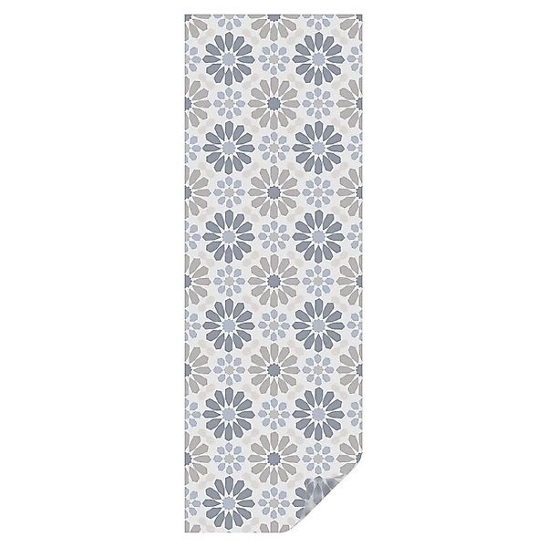 Tulup Buntglasfolie Blumenmosaik Fensterfolie Buntglas 50x146 cm Beige Fens günstig online kaufen