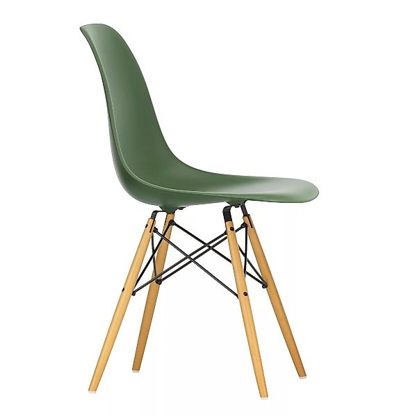 Vitra - Eames Plastic Side Chair DSW Ahorn gelblich - forest/Sitzschale Pol günstig online kaufen