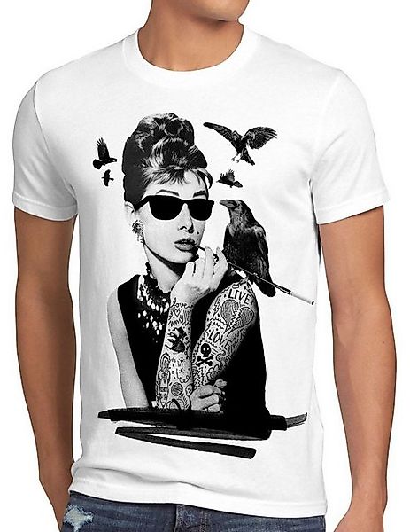 style3 T-Shirt Audrey Tattoo hepburn tatoo rockabilly star film punk rock h günstig online kaufen