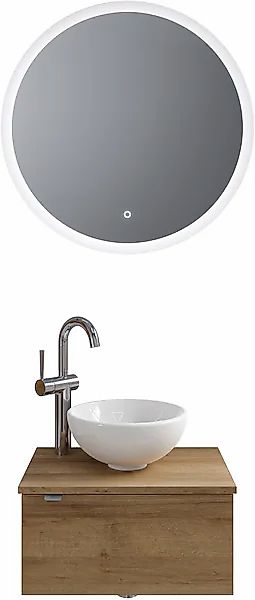Saphir Badmöbel-Set »Serie 6915«, (4 St.), Gäste-Bad, mit LED-Spiegel und 1 günstig online kaufen