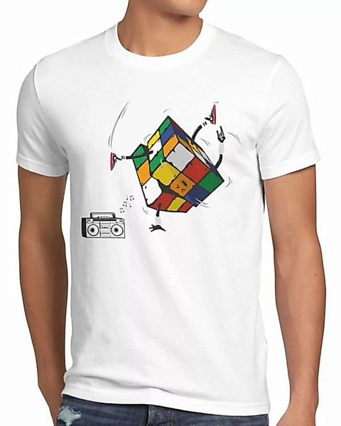style3 Print-Shirt Herren T-Shirt Cube Breakdance zauberwürfel sheldon günstig online kaufen