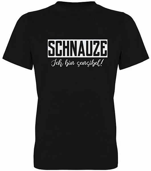 G-graphics T-Shirt Schnauze – Ich bin sensibel! Herren T-Shirt, mit trendig günstig online kaufen