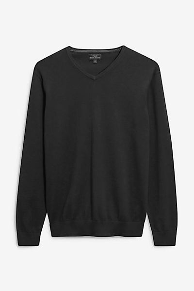 Next V-Ausschnitt-Pullover Gestrickter V-Ausschnitt-Pullover (1-tlg) günstig online kaufen