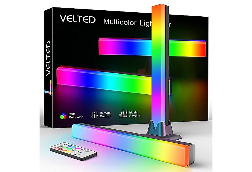 Novostella LED Stripe LED Lightbar RGB Gaming Lampe Ambiente Licht Bar 2 PC günstig online kaufen