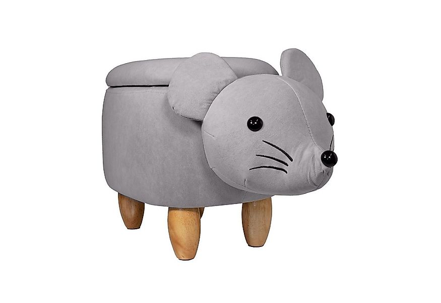 SVITA Sitzhocker Tierhocker (Tierhocker), Tiermotivhocker mit Stauraum, Wei günstig online kaufen