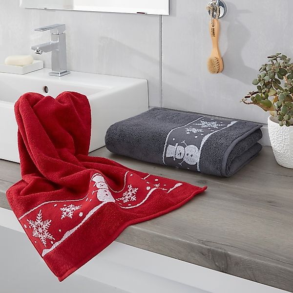 Dyckhoff Duschtuch "Schneemann" Made in Germany günstig online kaufen