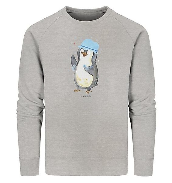 Mr. & Mrs. Panda Longpullover Pinguin Duschen Größe XXL - Heather Grey - Ge günstig online kaufen