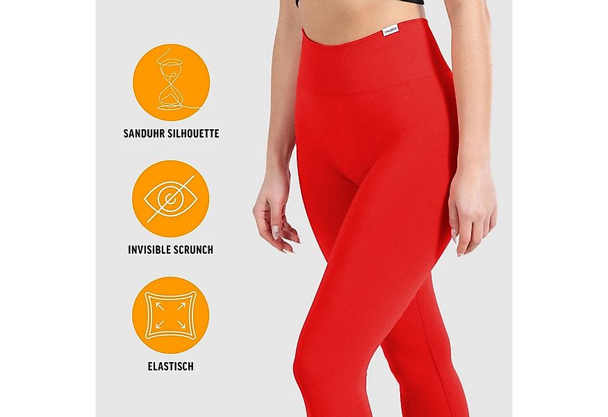 Smilodox Leggings Amaze Pro mit Scrunch-Effekt, High Waist V-Shape Sport & günstig online kaufen
