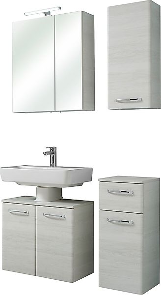 Saphir Badmöbel-Set »Quickset 936 4-teilig, Waschbeckenunterschrank mit LED günstig online kaufen