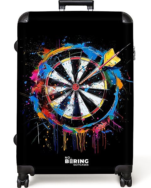 NoBoringSuitcases.com© Hartschalen-Trolley Dartscheibe mit Graffiti 77 günstig online kaufen