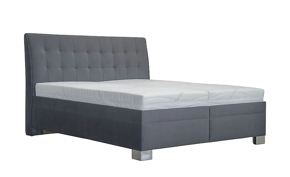 Polsterbett  Newsells ¦ grau ¦ Maße (cm): B: 188 H: 124 Betten > Polsterbet günstig online kaufen
