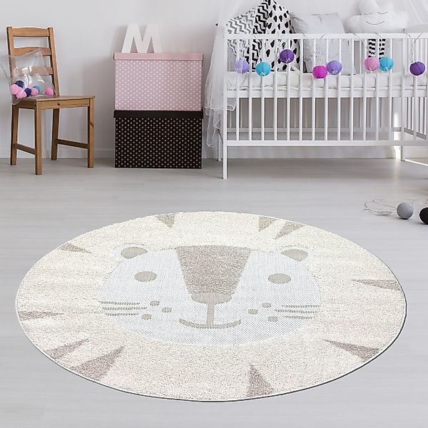 TeppichHome24 Kinderteppich „High Low“ Kinderzimmer Teppich günstig online kaufen