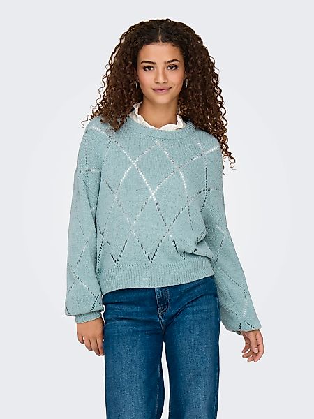 ONLY Strickpullover ONLGEENAS LS STRUCTURE O-NECK günstig online kaufen