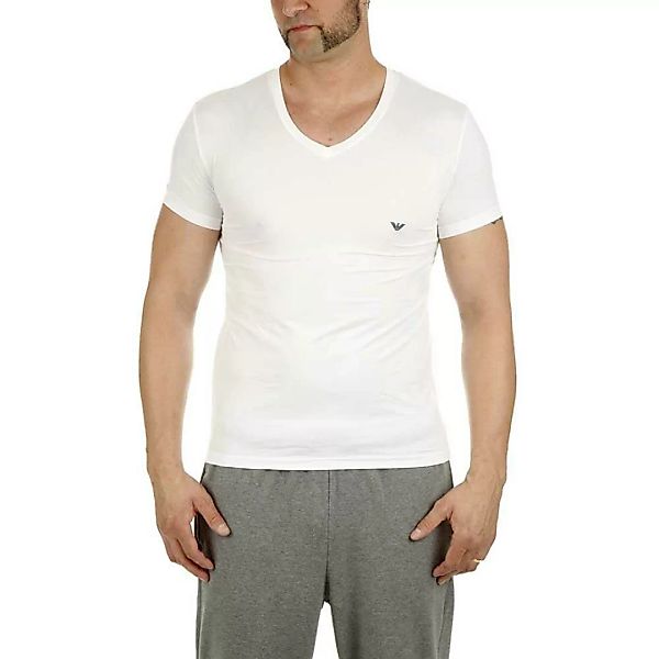 Emporio Armani 110810 Cc747 Kurzärmeliges T-shirt S White günstig online kaufen