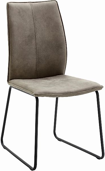 NIEHOFF SITZMÖBEL Polsterstuhl "Capri", (Set), 2 St., Microfaser ABERDEEN, günstig online kaufen