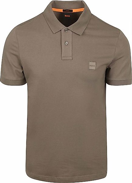 BOSS Polo Shirt Passenger Taupe - Größe M günstig online kaufen
