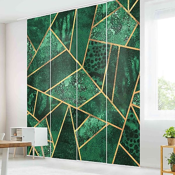Bilderdepot24 Schiebegardine modern Flächenvorhang blickdicht Dunkler günstig online kaufen
